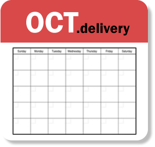 www.oct.delivery, pre-ordered for delivery in October, a corporate monthly domain name for a global, corporate spreadsheet delivery schedule for sale via the NextWorkingDay™ portfolio